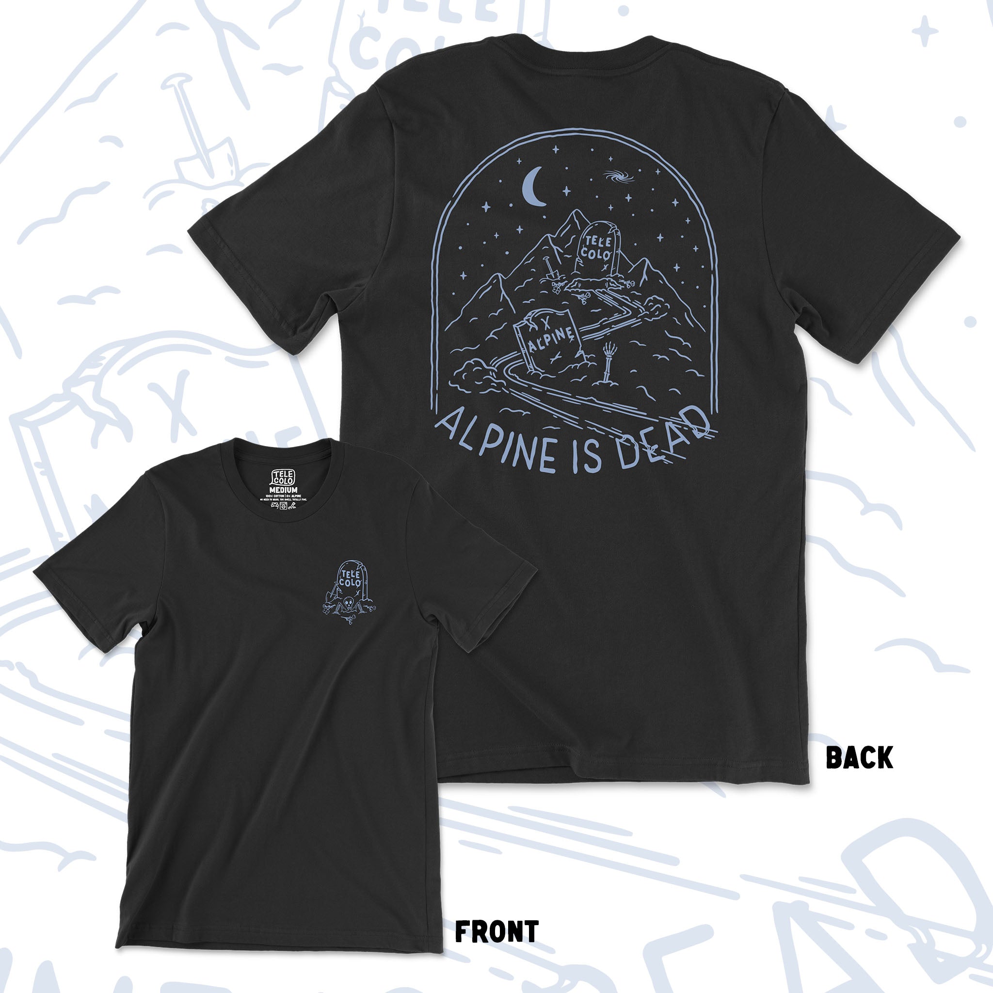 AlpineisDeadGrave_Tele_Colo_t-shirt_telemark_frontandback_back.jpg