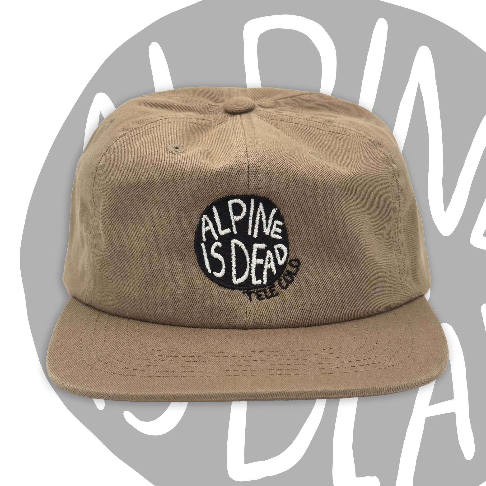 AlpineisDead_6PanelZion_UnstructuredHat_FrontSingle_Sage_TELECOLO.jpg