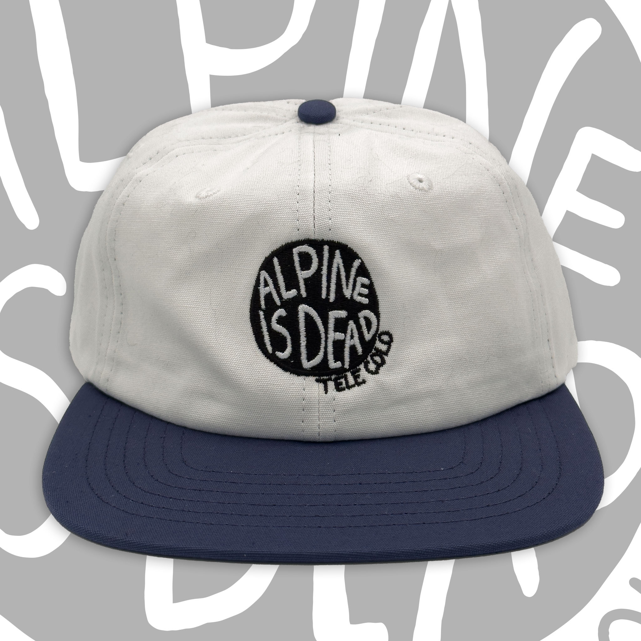 "Alpine is Dead" Two-Tone 6-Panel Hat