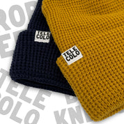 "TELE COLO/DROP KNEES" Waffle Beanie