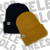 "TELE COLO/DROP KNEES" Waffle Beanie