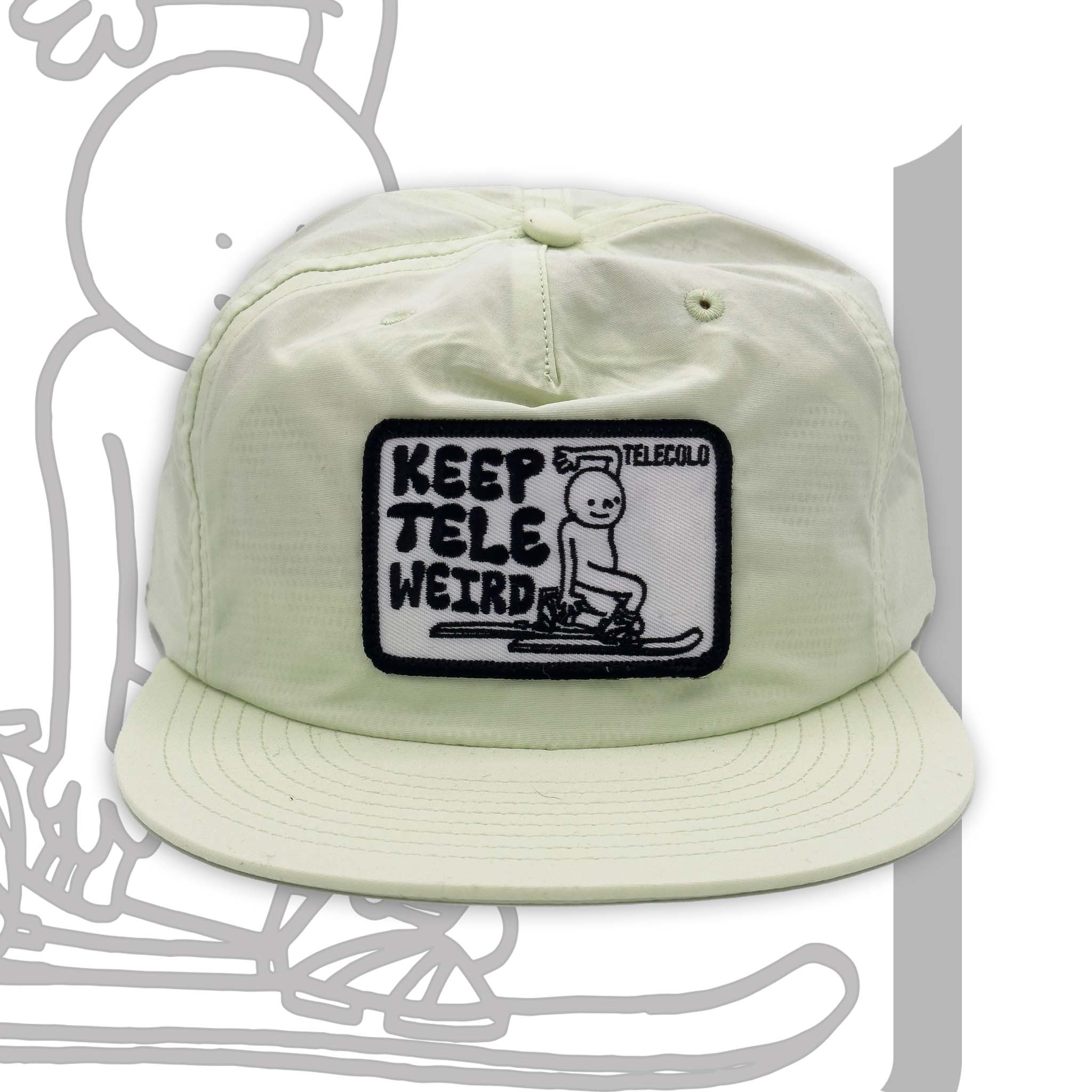 "Keep Tele Weird" 5-Panel Snapback