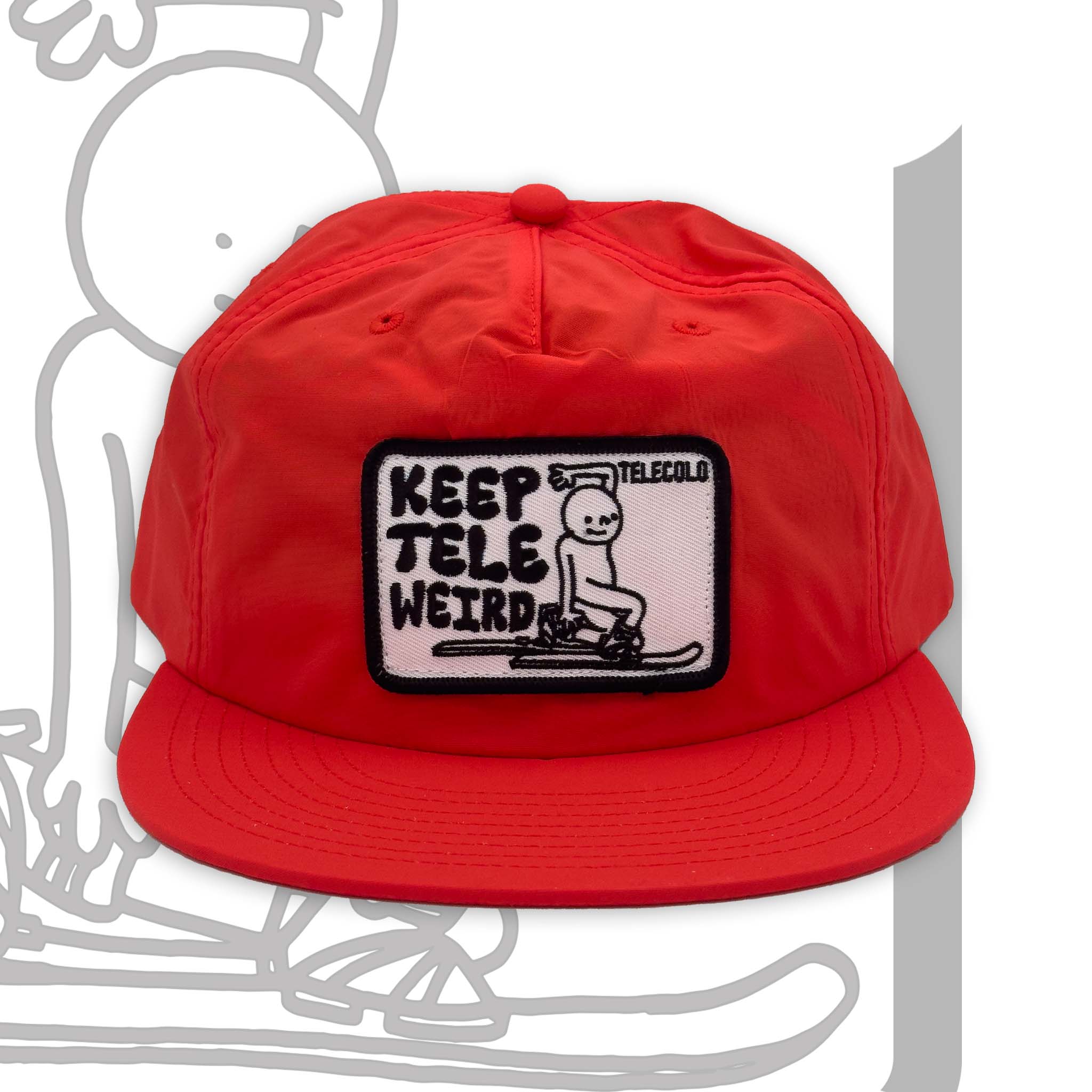 "Keep Tele Weird" 5-Panel Snapback