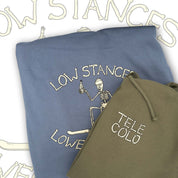 "Low Stances, Lower Standards" (Swallow Tail Skeleton) Hoodie