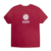 22 Designs Red Graphic Tshirt