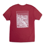 22 Designs Red Graphic Tshirt