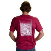 22 Designs Red Graphic Tshirt