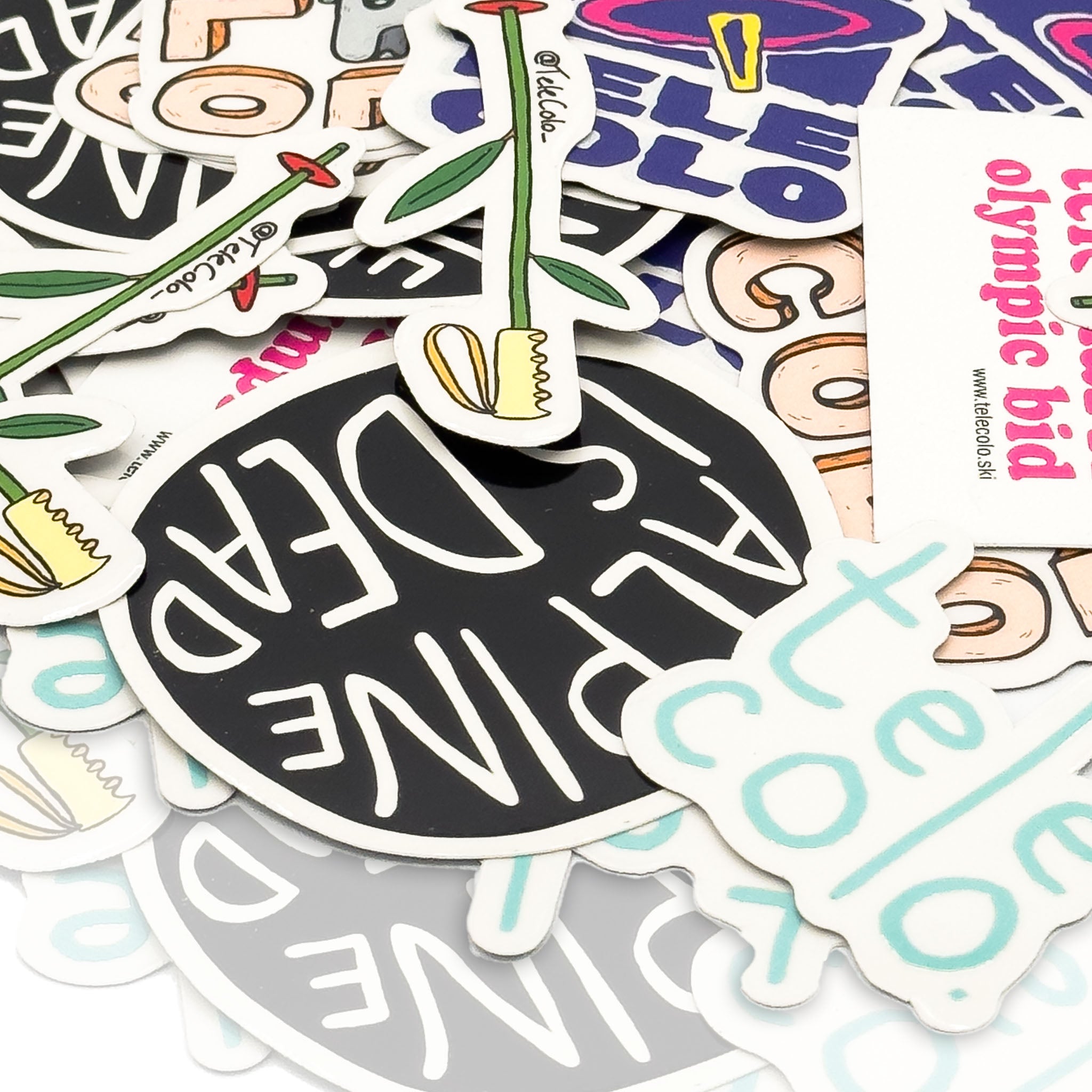 Colo Sticker TELE COLO Sticker Pack (6x) w/ Optional Patch