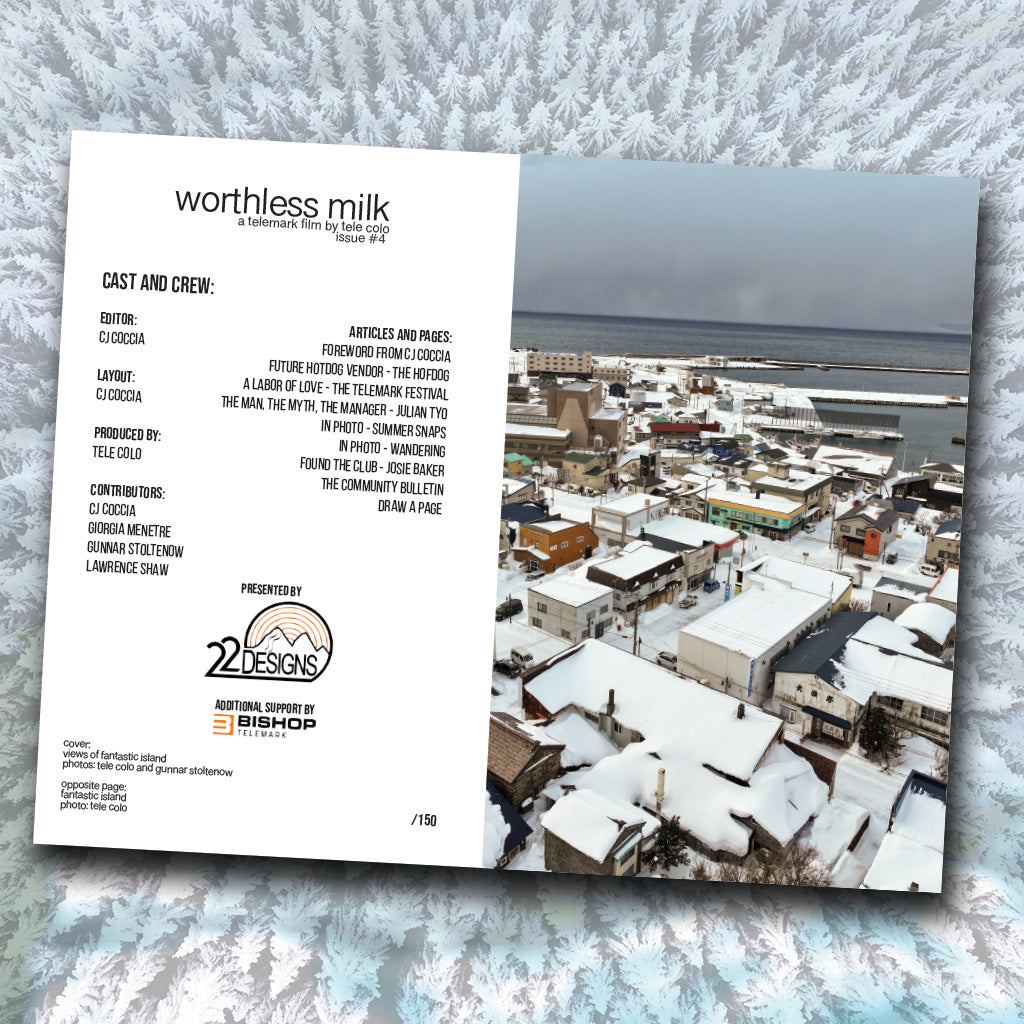 The TELE COLO Zine - Special Edition "worthless milk" Issue #4 (Edition of 150)