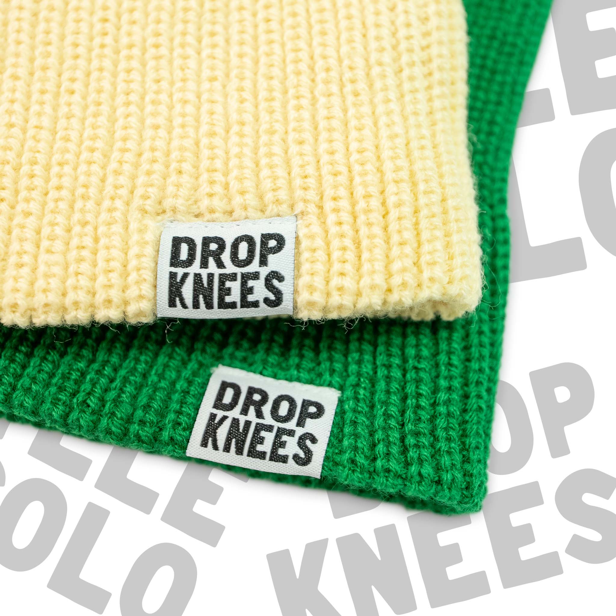 "TELE COLO/DROP KNEES" Knit Beanie